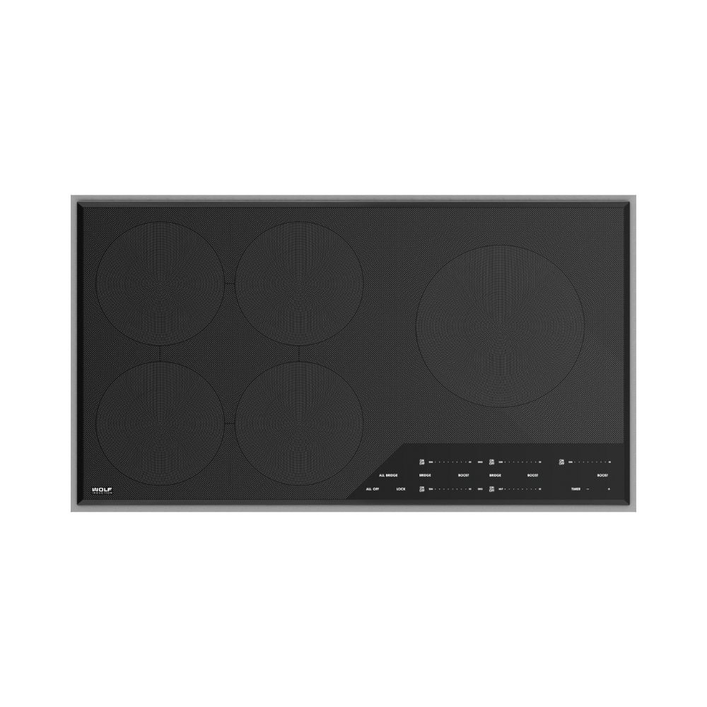 ANAFE WOLF DE INDUCCIÓN 90 CM ICBCI365TF/S NEGRO