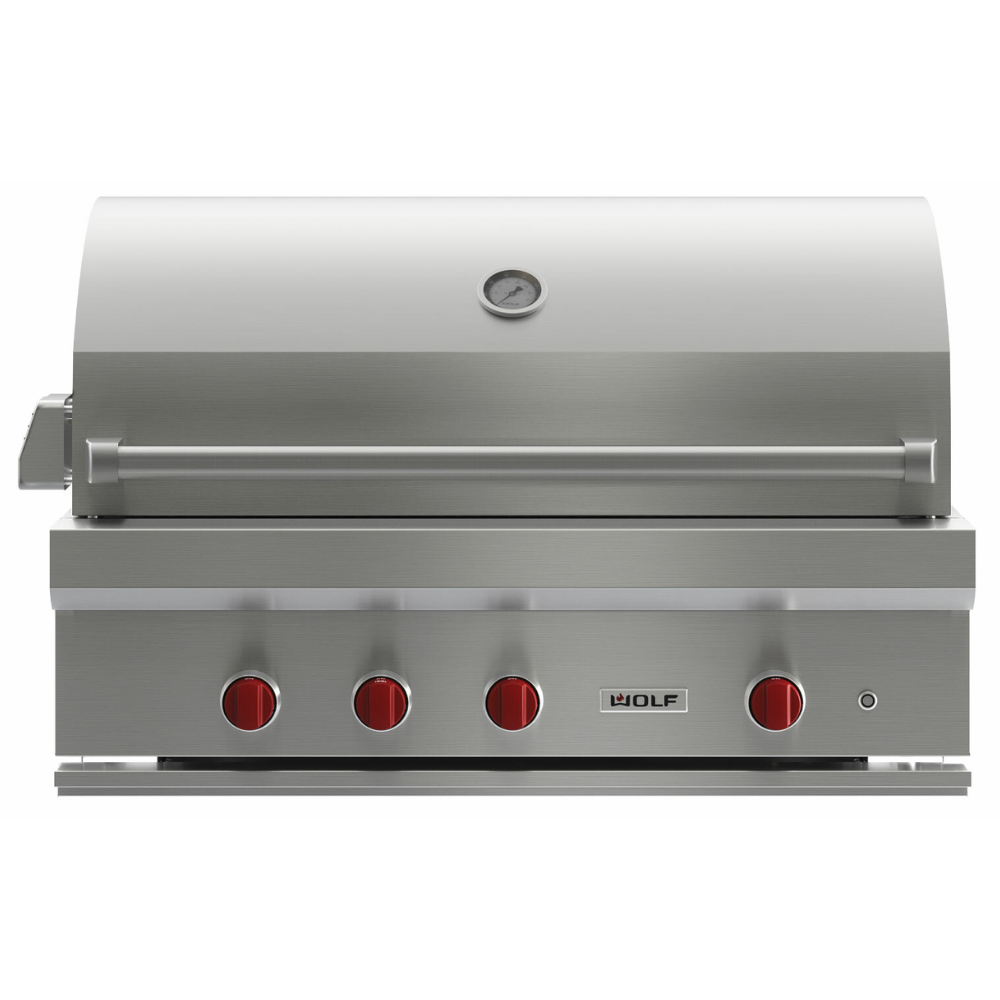 PARRILLA DE BARBACOA EXTERIOR WOLF GAS 100CM ICBOG42 ACERO
