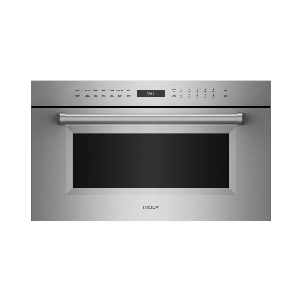 HORNO WOLF ELÉCTRICO COMBINADO CON MICROONDAS 75 CM ICBCSPO30PM/S/PH PROFESIONAL SERIE M ACERO