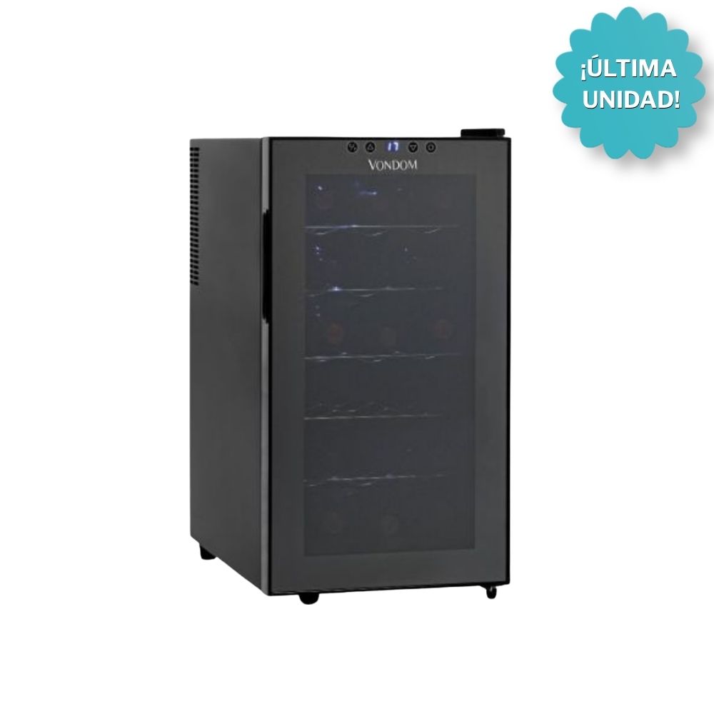 Imagen principal de CAVA VONDOM 18 BOTELLAS NEGRA T18